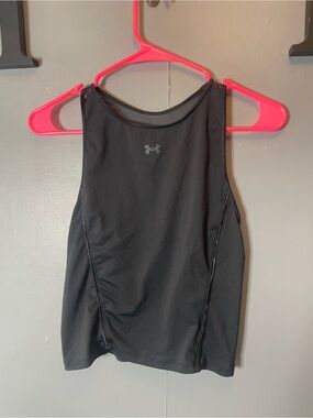 Under Armour Black High-Neck‎ Athletic Tank Top HeatGear Women's Tank Top. Small